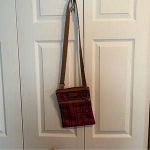 Simply Southern Tartan Plaid vinyl crossbody
